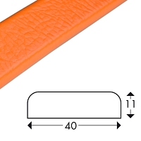 Ochranný profil 15, oranžová, 4 cm × 100 cm